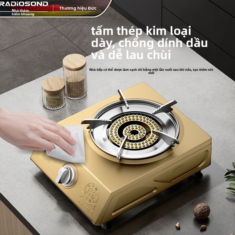 Bếp ga mặt bàn Đức, bếp ga gia đình, bếp ga tự nhiên, bếp ga hóa lỏng, bếp đơn, bếp xào nhiệt độ cao