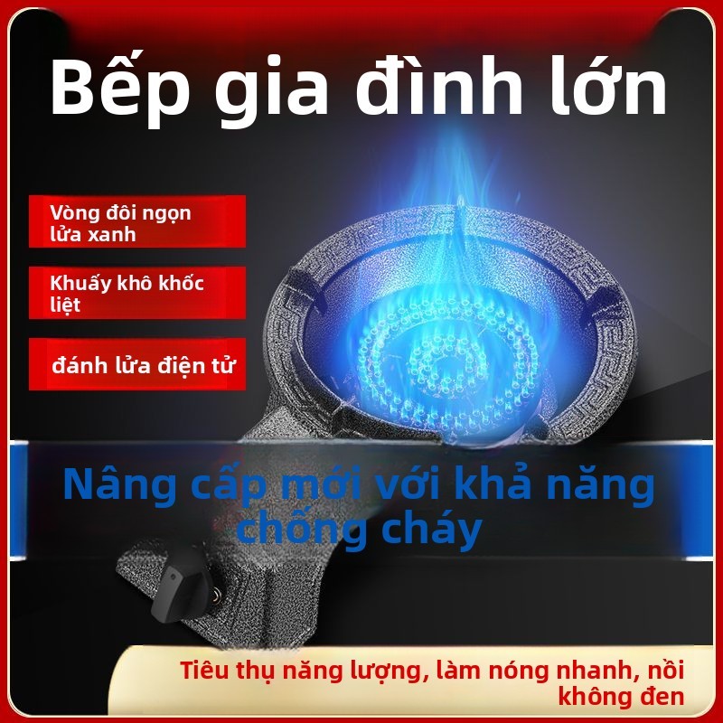 Bếp gas có chức năng bảo vệ khi tắt lửa, bếp gas nhiệt độ cao, bếp gas một lò, bếp gas xào, bếp gas 