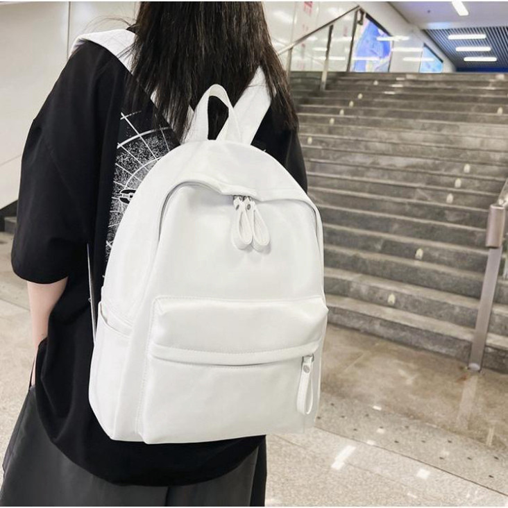 Balo Ulzzang da cao cấp unisex 40cm đựng laptop sách vở phong cách Hàn Quốc cho nam nữ  BL024