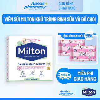 Viên Sủi Tiệt Trùng Milton Cho Bình Sữa, Đồ Chơi & Phụ Kiện Em Bé – Hộp 28 Viên