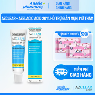 Kem bôi Giảm Mụn Và Mờ Thâm - Azclear 20% Azelaic Acid - Hỗ Trợ Cải Thiện Da Mặt