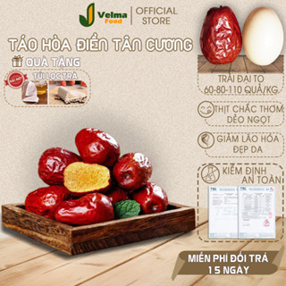 Táo đỏ Tân Cương VELMA FOOD, Táo Hòa Điền cao cấp thịt chắc dẻo thơm size đại