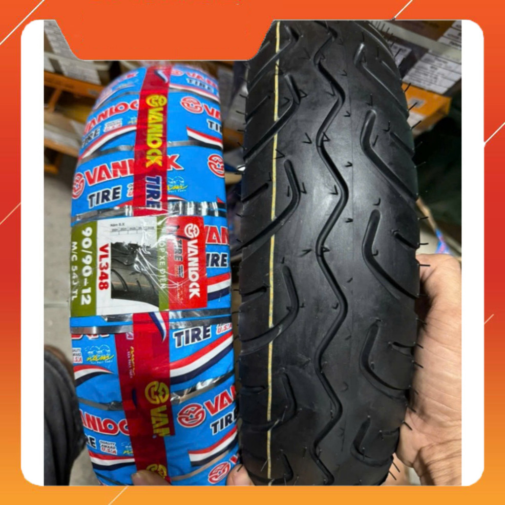 Vỏ Lốp Xe Điện Không Săm 90/90-12 Chính Hãng VanLock