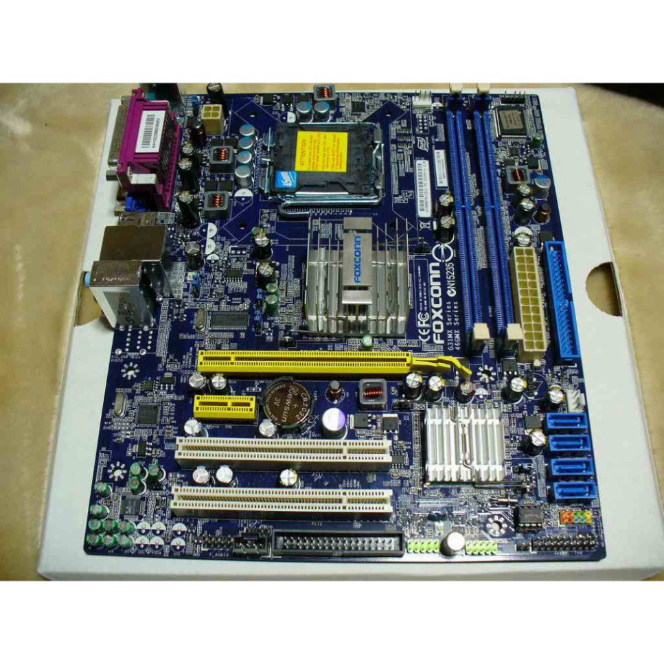 Main G31 Giga, Foxconn , Biostar , Asrock , Intel socket 775 cũ tặng kèm CPU + FAN