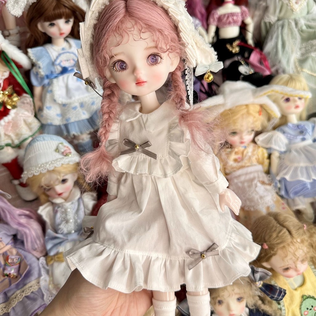 6Sản xuất trong nước bjd30Khớp centimet mjd Búp bê trang điểm biến hình3D Búp bê đồ chơi cho bé gái 