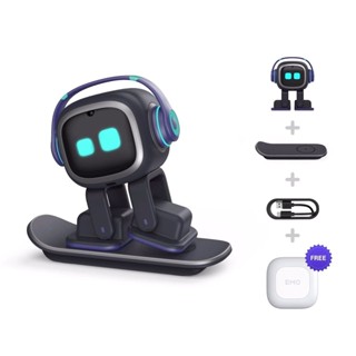 【1514Bộ Sưu Tập Người EMOPET EMO Robot thông minh đồ chơi điện tử để bàn phiên bản ván trượt mới gắn xe hơi