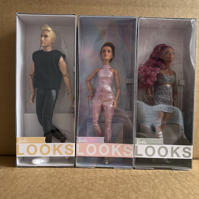 Búp bê Barbie BARBIE Bộ sưu tập thời trang búp bê cô gái búp bê Barbie đồ chơi trang điểm HRM12