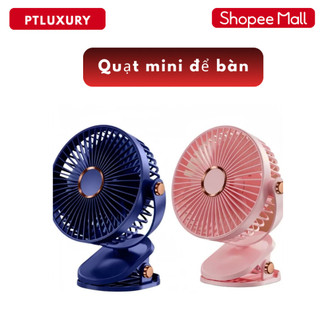  Quạt mini để bàn 5 mức độ có đèn led pin 5000 MHA  Và 10000 MHA - PTLUXURY 
