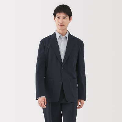 MUJI Áo Khoác Nam Vải Thun Chống Thấm