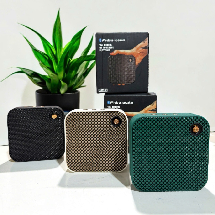 Loa bluetooth mini WILLEN âm hay trong Loa có cổng thẻ nhớ, usb, nhỏ gọn Citycase