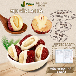 Táo đỏ kẹp sữa lạc đà VELMA FOOD, kẹo sữa hạt điều chính hãng thơm bùi mềm dẻo