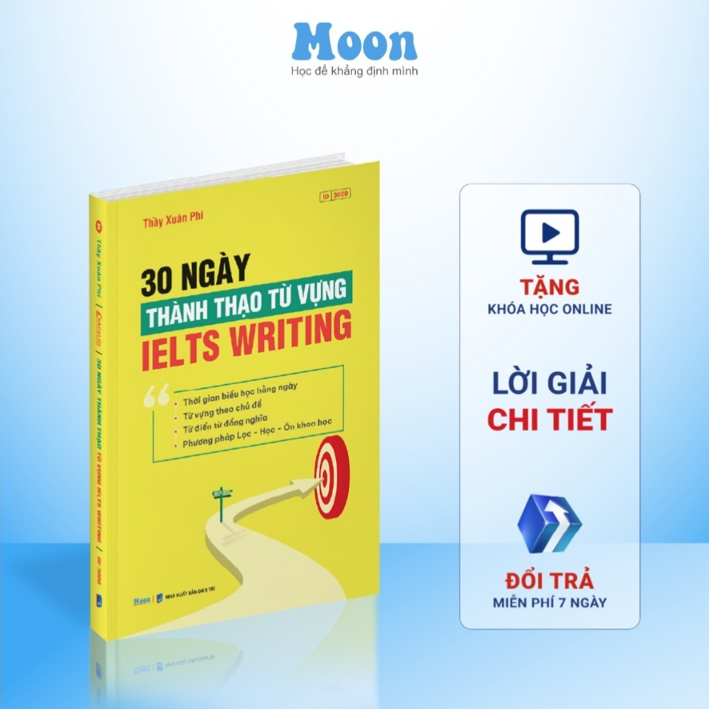 Sách từ vựng ielts - 30 ngày thành thạo từ vựng IELTS Writing - MB