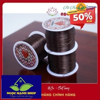  Cuộn dây xỏ chuỗi hạt sợi tơ siêu bền cước xâu chuỗi hạt - Nhiều màu  Ngọc Mạnh SHOP  