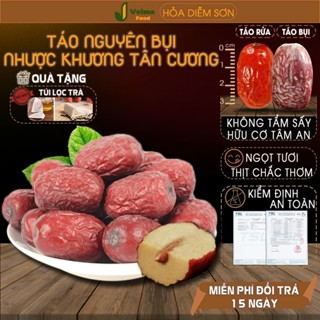  Táo Bụi Nhược Khương VELMA FOOD-Táo đỏ Tân Cương size đại không rửa sấy vỏ bụi tự nhiên thịt đặc chắc ngọt tươi 