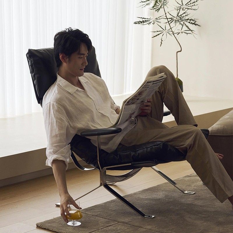 Ghế thư giãn Ohm cho phòng khách tại nhà, ghế sofa sang trọng nhẹ nhàng, ghế sofa lười Barcelona đơn