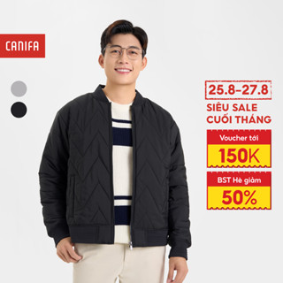 Áo khoác chần bông nam CANIFA họa tiết ziczac 8OT24W011