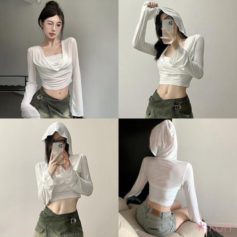 ÁO CROPTOP NÓN MỎNG MANH QUYẾN DŨ DỊU DÀNG N41