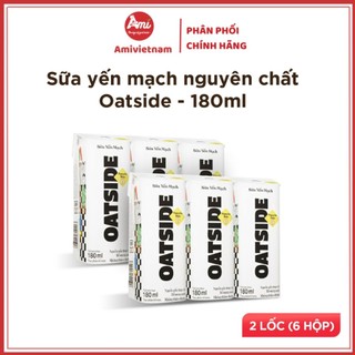 Sữa Yến Mạch OATSIDE Milk Barista Blen & Chocolate Lốc 3 hộp 180ml và lốc 4 hộp 115ml
