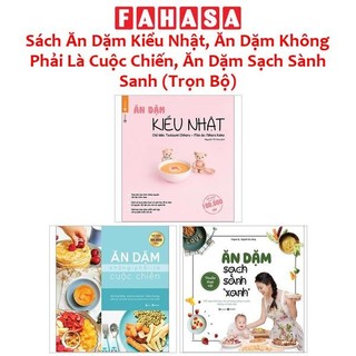 Sách Ăn Dặm Kiểu Nhật Ăn Dặm Không Phải Là Cuộc Chiến Ăn Dặm Sạch Sành Sanh  Trọn Bộ  