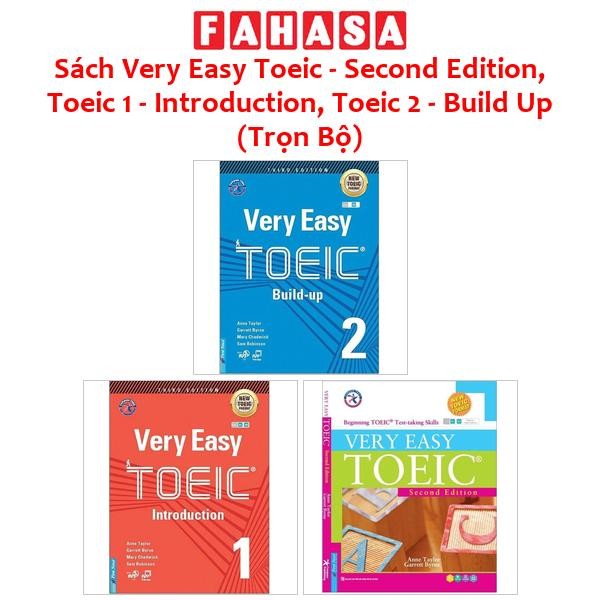 Sách Very Easy Toeic - Second Edition, Toeic 1 - Introduction, Toeic 2 - Build Up (Trọn Bộ)