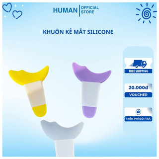 Khuôn Kẻ Mắt/Mascara Bằng Silicone Đa Năng Chuyên Nghiệp Tiện Lợi, Tái Sử Dụng.