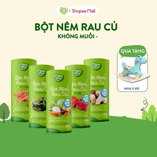 Bột nêm ăn dặm cho bé Mămmy gia vị bột nêm ăn dặm rau củ không muối an toàn cho bé từ 1 tuổi, hũ 85g