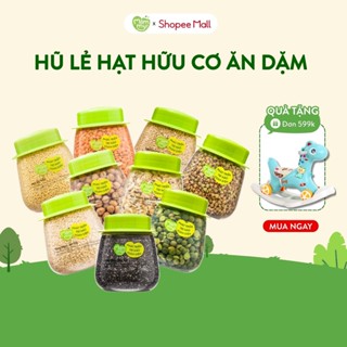 Đậu hạt hữu cơ cho bé ăn dặm Mămmy: Đậu lăng đỏ, đậu gà, kiều mạch, diêm mạch, hạt chia, kê nếp bé từ 6 tháng