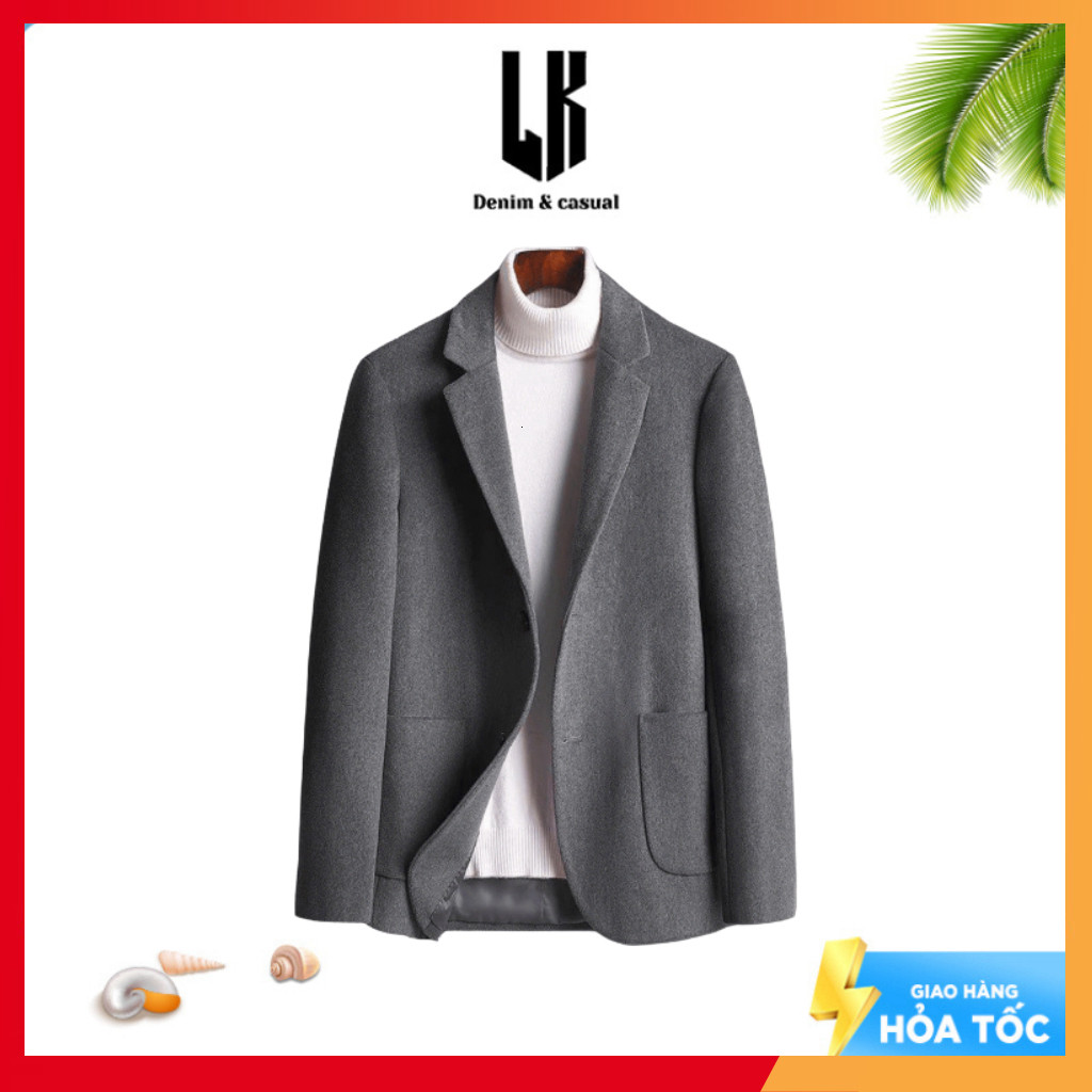 áo Khoác Dạ LK DENIM - Hàn Quốc - Sang Trọng Dễ Mặc