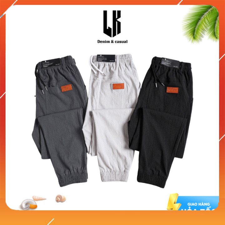 Áo Jogger Linen LK Denim Căng Dày Thoáng Mát Chất Lượng Thụy Sĩ