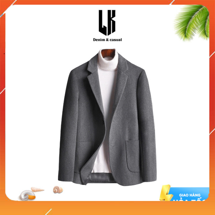 áo Khoác Dạ LK DENIM - Hàn Quốc - Sang Trọng Dễ Mặc