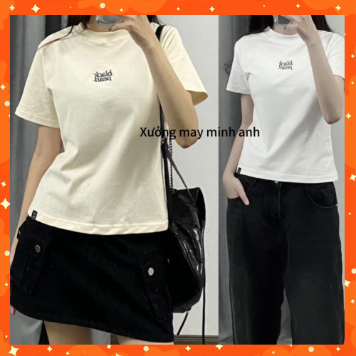 Áo Cộc Nữ Chất Cotton Siêu Mềm Mát Thêu Dệt Nhanh Hại Mềm MA003