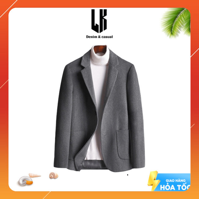 áo Khoác Dạ LK DENIM - Hàn Quốc - Sang Trọng Dễ Mặc