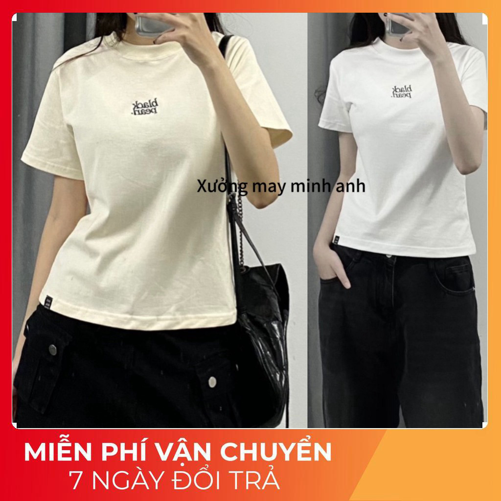 Áo Cộc Nữ Chất Cotton Siêu Mềm Mát Thêu Dệt Nhanh Hại Mềm MA003