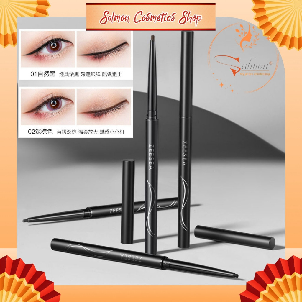 Bút Kẻ Mắt Dạng Chì Gel ZEESEA ZS06 Black Lasting Eyeliner Chống Nhòe, Hàng Cao Cấp Nội Địa Trung