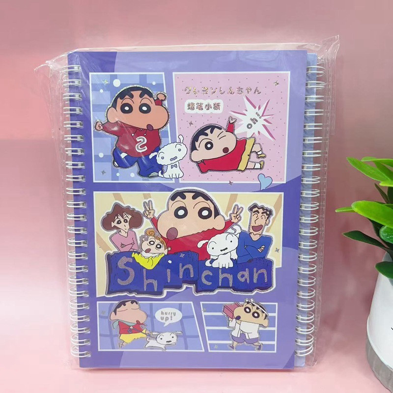 Vở A5 Shin Kẻ Ngang 50 Trang Gáy Xoắn, Bút Chì Cậu Bé A5SHIN15