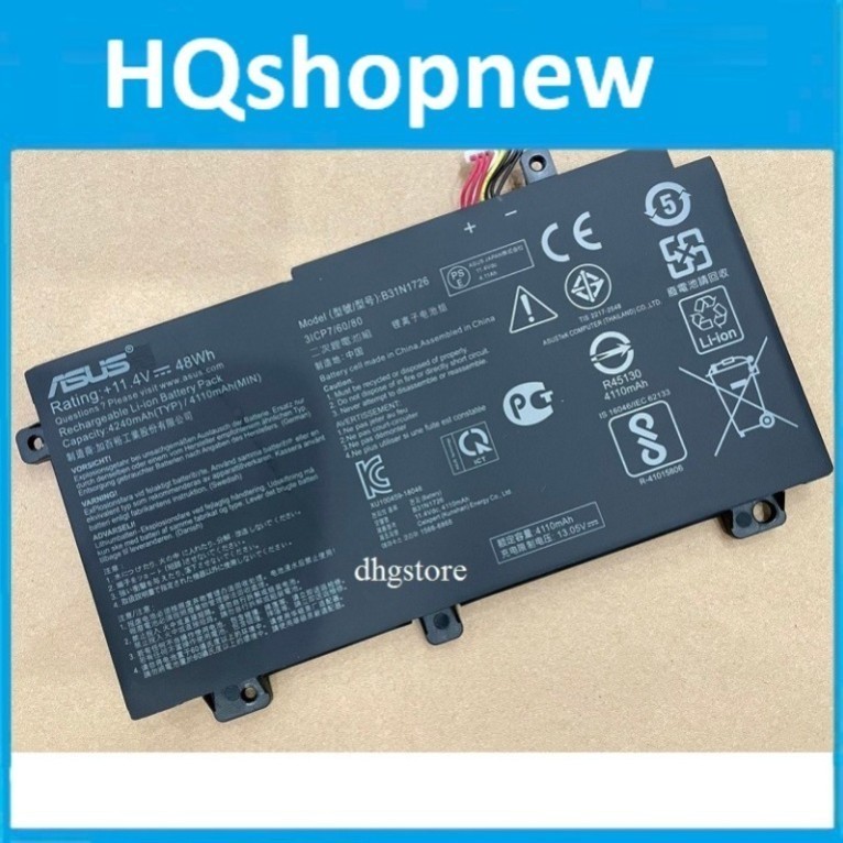 ⚡️ Pjn laptop Asus Gaming FA506 FA506NF FA506I FX80 FX80GE FA506II FA506IH B31N1726 48Wh Cáp Ngắn