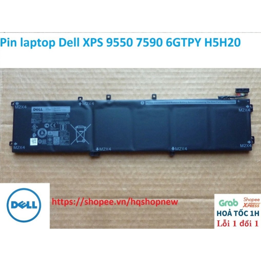 ⚡️ Pjn laptop Dell XPS 9550 7590 6GTPY H5H20
