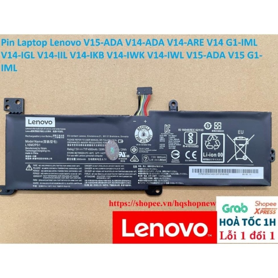 ⚡️ Pjn Lenovo V15-ADA V14-ADA V14-ARE V14 G1-IML V14-IGL V14-IIL V14-IKB V14-IWK V14-IWL V15-ADA V15