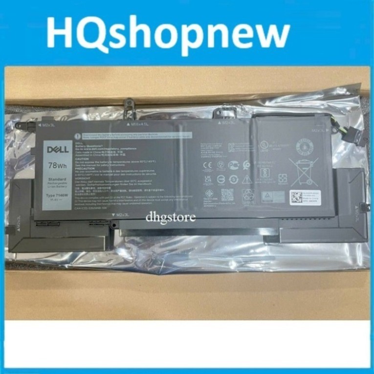 ⚡️ Pjn laptop Dell Latitude 7400 2in1, 9471 2in1, P110G, 7146W 85XM8 CHWV6 G8F6M NF2MW, 52Wh