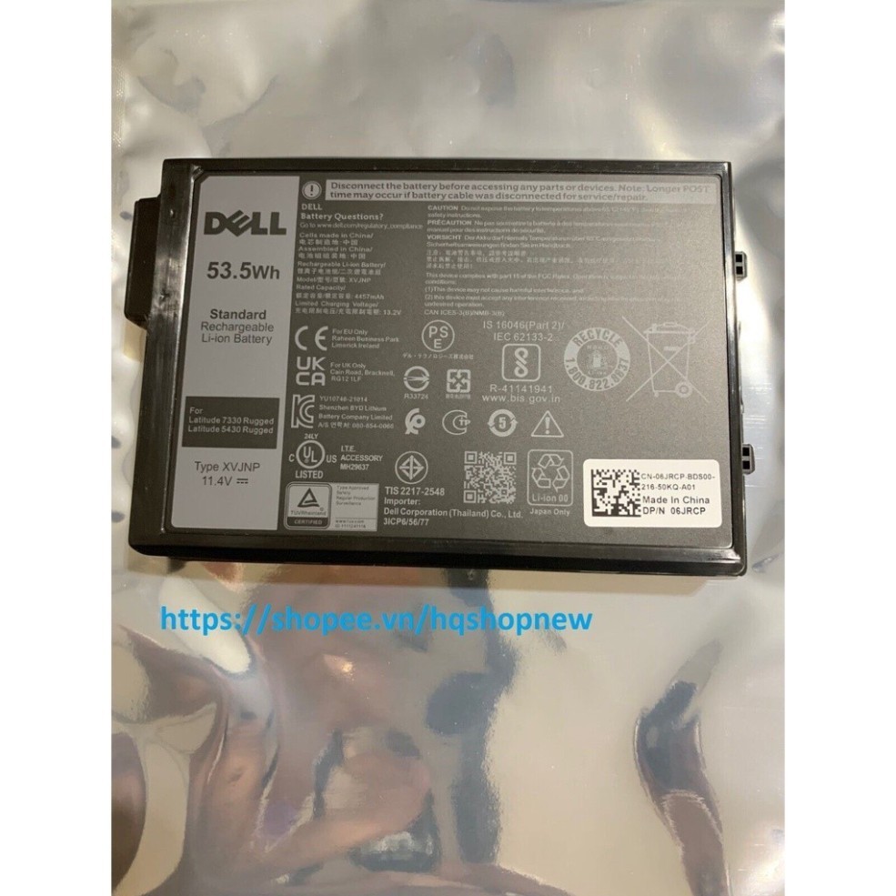 ⚡️ Pjn Laptop Dell Latitude Rugged 5430 5420 5424 7424 7330 XVJNP 6JRCP 7WNW1