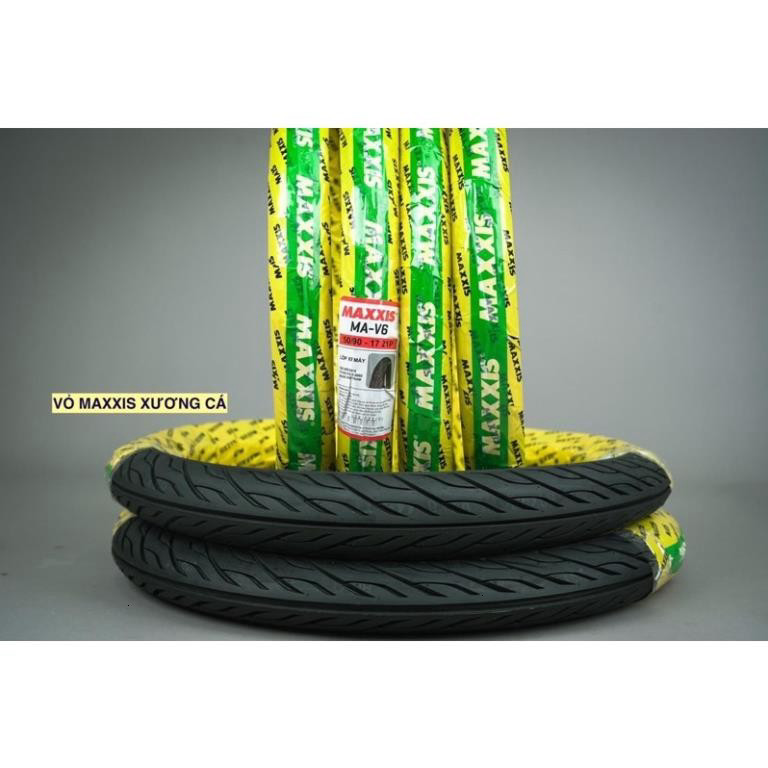 Vỏ lốp xe Maxxis Gai xương cá phượng hoàng V6 (Dùng ruột) 50/90-17, 60/90-17, 70/90-17, 80/90-17