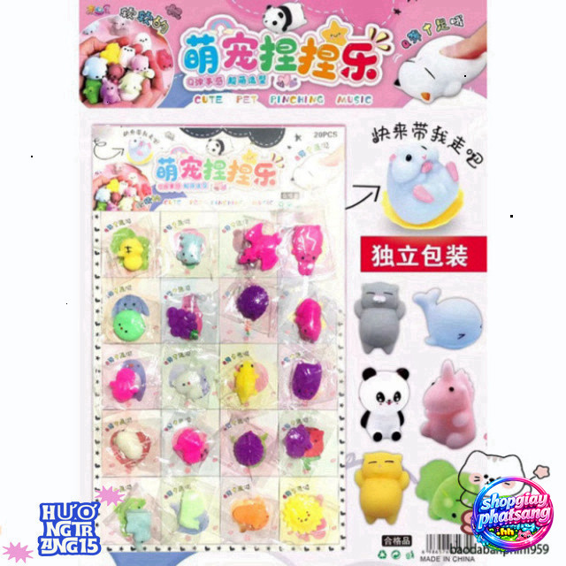 Mochi Squishy Mini Nhiều Mẫu - Set Thư Giãn Cho Bè Trên Trẻ 

hoặc 

Thư Giãn Mini Cho Tất Cả: Set M