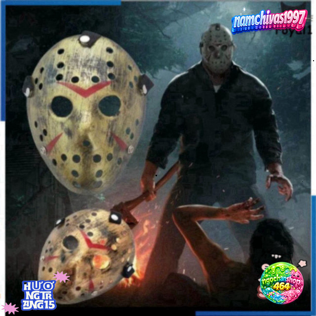 "Royal Phụ Kiện Halloween Jason Voorhees Giáp Mặt"