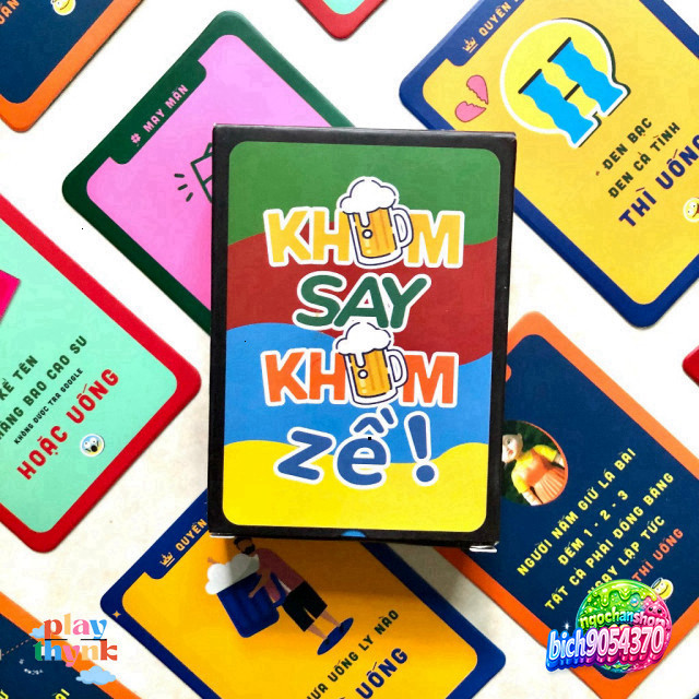 "Bộ Bài Drinking Game Nốc Out - Thử Thách Say Với Bạn Bè"