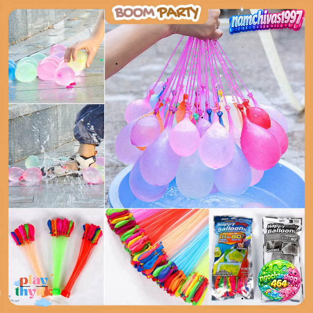 Bóng Nước 111 - 3 Chùm, Lắp Sẵn 111 Quả