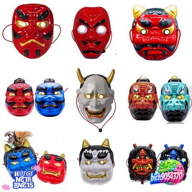 Cosplay Tengu Halloween Bát Nhã Mặt Nạ Độc Đáo Nhật Bản