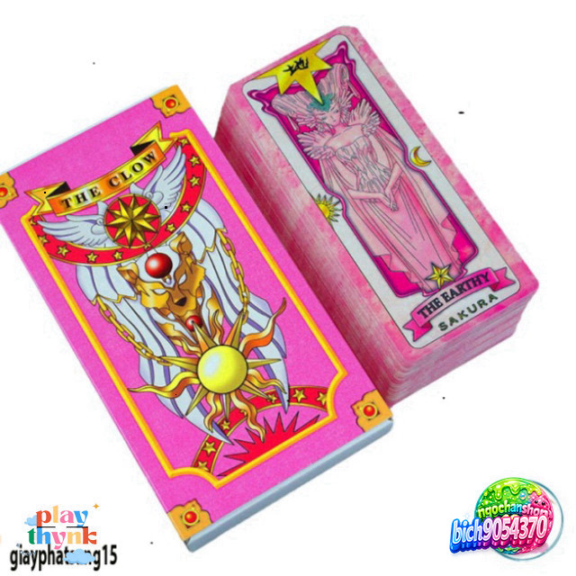 Clow Card Sakura - Tarot Hồng Pha Lê Thủ Lĩnh Clear Card Cardcaptor