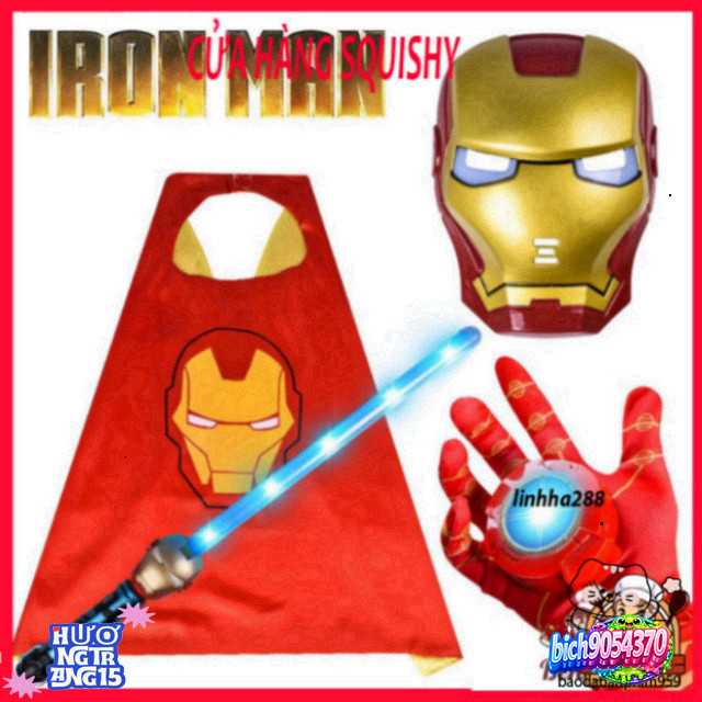 Đồ Chơi Đèn LED Iron Man 6 Mẫu + Áo Choàng Cực Phàm Siêu Anh Hùng

Hoặc:

Đèn LED Iron Man 6 Mẫu Áo 