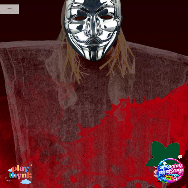 Mặt Nạ Guy Fawkes Halloween Sang Trọng Cho Người Lớn