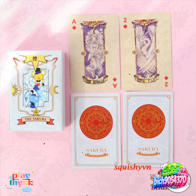 Bộ Card Sakura Clow Collector Card Thủ Lãnh Xinh Xắn
